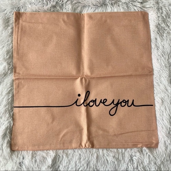 Nwt Set of 4 Boho Rustic Home Day Throw Love Themed Burlap Pillows 18”x18” - Picture 6 of 9